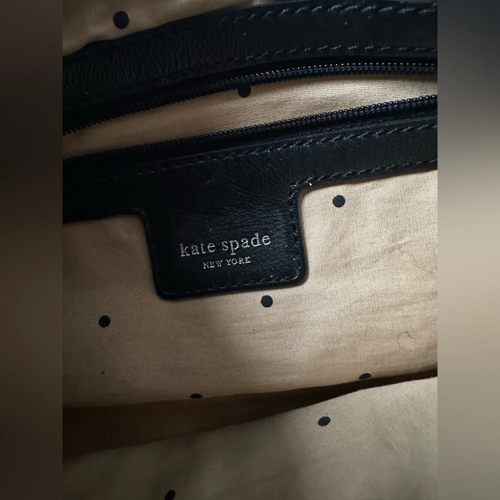 Kate Spade Black Textured Shoulder Bag - Picture 5 of 5